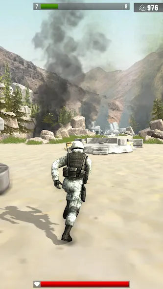 Infantry Attack: War 3D FPS (Инфантерийская атака) МОД/Взлом [Все открыто, Дополнительные деньги и Меню MOD] Screenshot 1