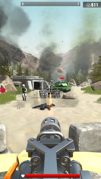 Infantry Attack: War 3D FPS (Инфантерийская атака) МОД/Взлом [Все открыто, Дополнительные деньги и Меню MOD] Screenshot 2