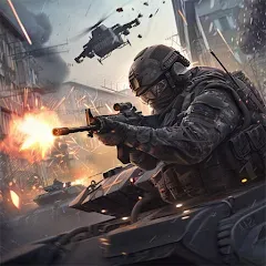 Скачать Infantry Attack: War 3D FPS Взлом на много денег и патронов на Андроид