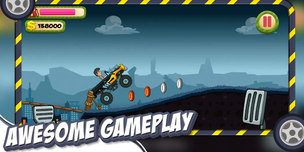 Hill Racing – Offroad Hill Adv (Хилл Рэйсинг) МОД/Взлом [Меню, Бесконечные монеты и Открытые уровни] Screenshot 3