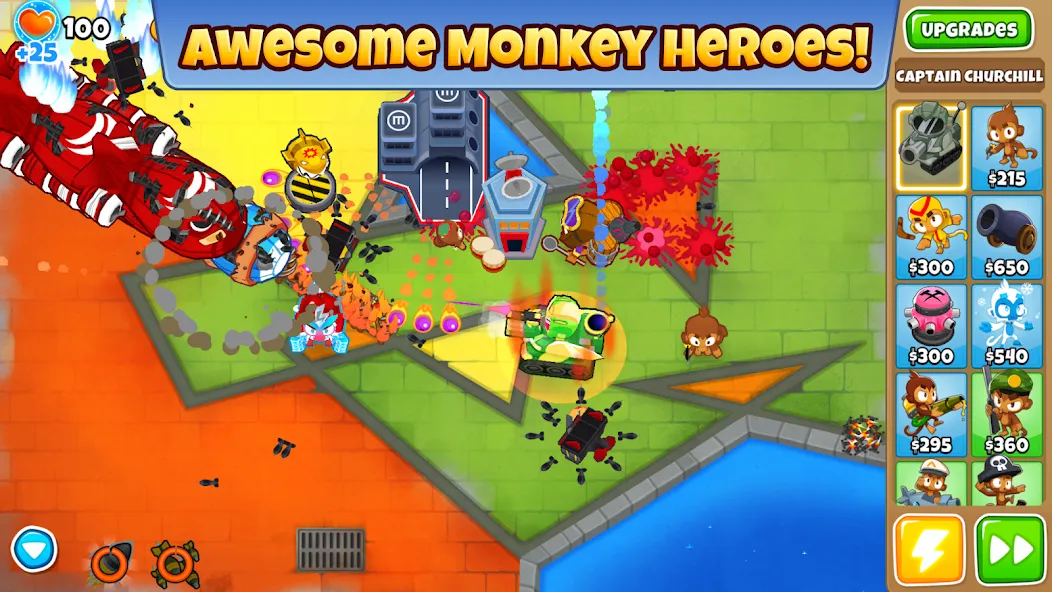 Bloons TD 6 (Блунс ТД 6) МОД/Взлом [Много монет, Открытые уровни и Мега MOD] Screenshot 1