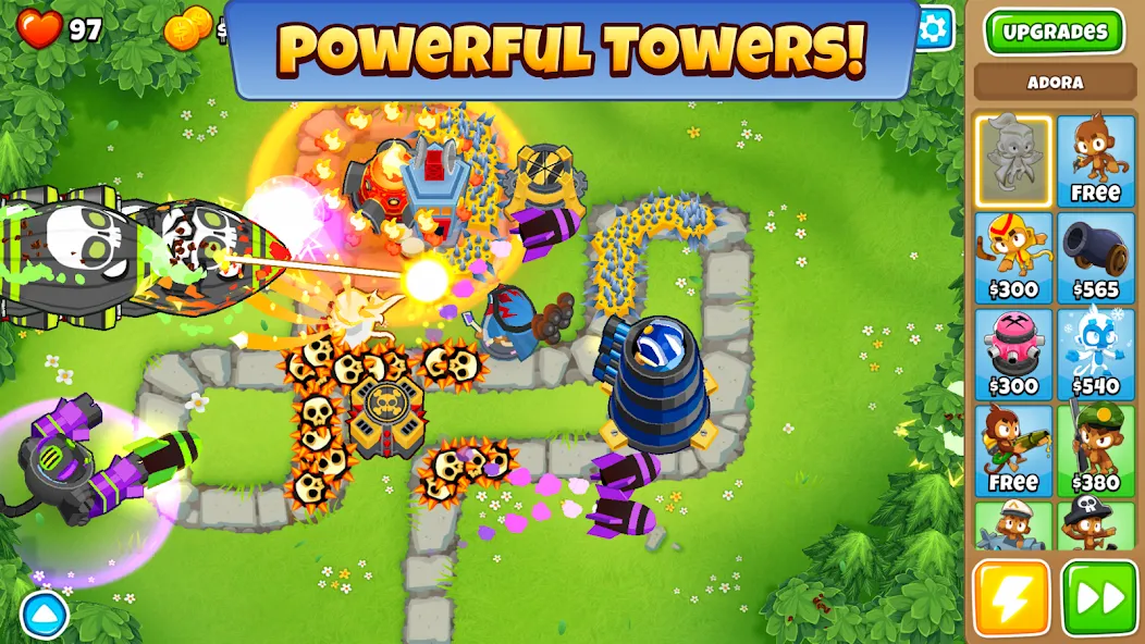 Bloons TD 6 (Блунс ТД 6) МОД/Взлом [Много монет, Открытые уровни и Мега MOD] Screenshot 2