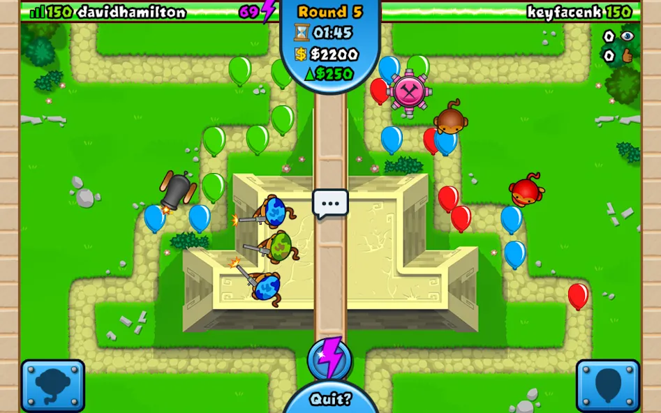 Bloons TD Battles (Блунс ТД Батлз) МОД/Взлом [Много монет, Открытые уровни и Мега MOD] Screenshot 2