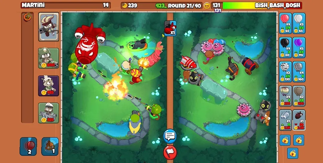 Bloons TD Battles 2 (Блунс ТД Батлс 2) МОД/Взлом [Бесконечные деньги, Монеты и Мега MOD] Screenshot 2