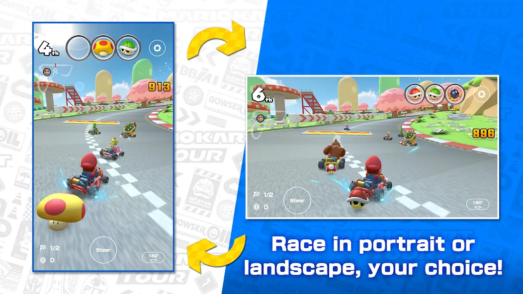 Mario Kart Tour (Марио Карт Тур) МОД/Взлом [Бесконечные деньги, Монеты и Мега MOD] Screenshot 3