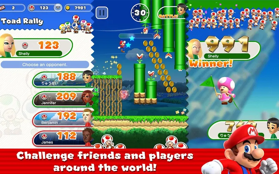 Super Mario Run (упер Марио Ран) МОД/Взлом [Бесконечные деньги, Монеты и Мега MOD] Screenshot 4