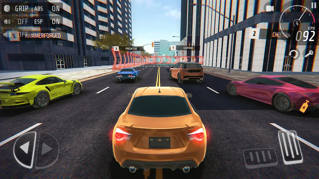 Nitro Speed car racing games (Нитро Спид) МОД/Взлом [Все открыто, Дополнительные деньги и Меню MOD] Screenshot 1