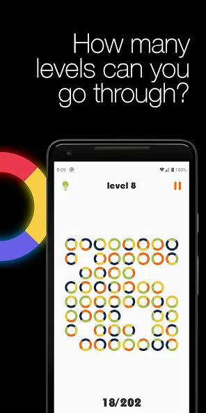 Logic circles. Puzzle game. МОД/Взлом [Деньги, Монеты и Меню MOD] Screenshot 4