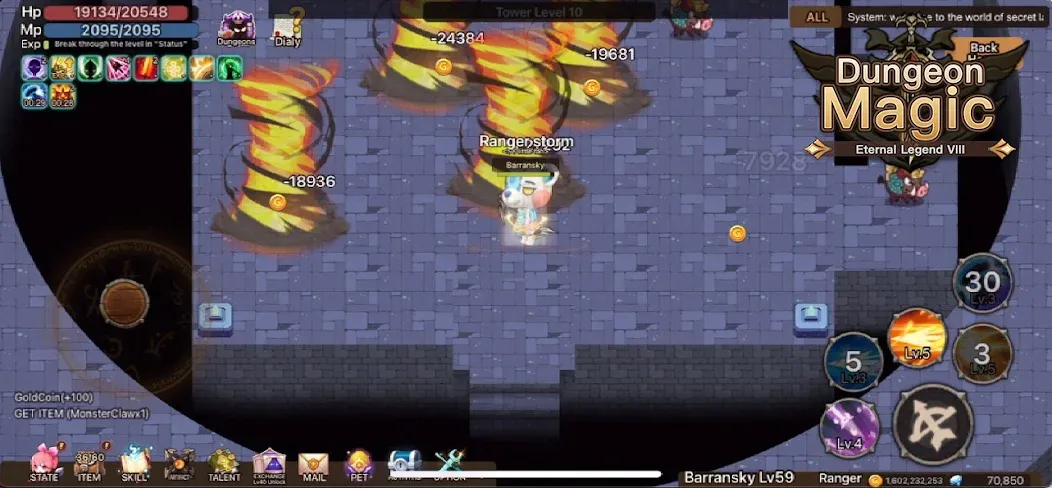 Magic Dungeon:Fallen Angel (Мэджик Данжен) МОД/Взлом [Все открыто, Дополнительные деньги и Меню MOD] Screenshot 1