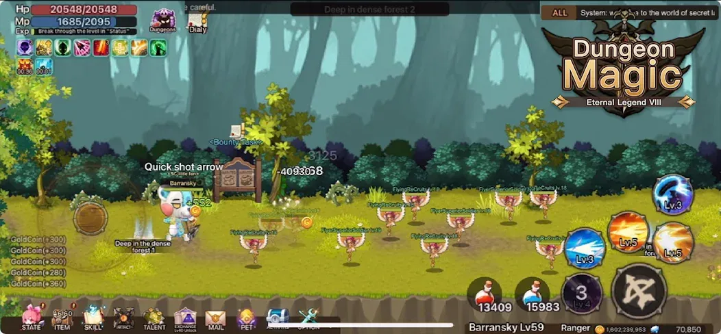 Magic Dungeon:Fallen Angel (Мэджик Данжен) МОД/Взлом [Все открыто, Дополнительные деньги и Меню MOD] Screenshot 2