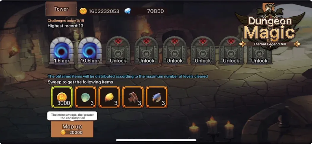 Magic Dungeon:Fallen Angel (Мэджик Данжен) МОД/Взлом [Все открыто, Дополнительные деньги и Меню MOD] Screenshot 4