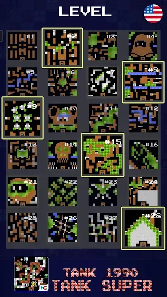 Tank 1990: Battle City Tank МОД/Взлом [Все открыто, Дополнительные деньги и Меню MOD] Screenshot 1