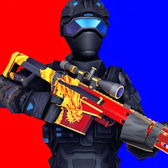 Скачать POLYWAR: 3D FPS online shooter Взломанная версия на андроид (Много денег и патронов)