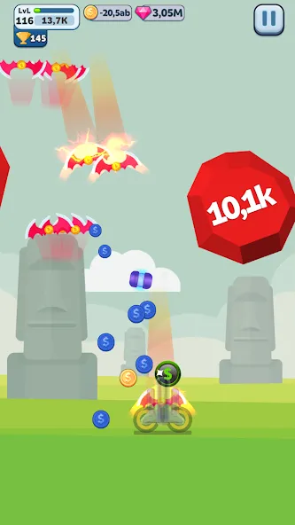 Ball Blast Cannon blitz mania (Балл Бласт Кэннон блиц мания) МОД/Взлом [Деньги, Монеты и Меню MOD] Screenshot 3