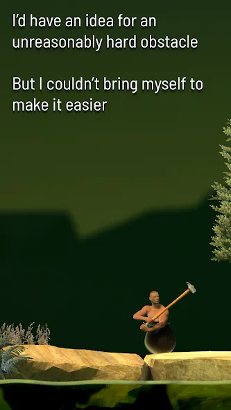 Getting Over It (Геттинговерит) МОД/Взлом [Меню, Бесконечные монеты и Открытые уровни] Screenshot 2