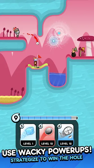 Golf Blitz (Гольф Блиц) МОД/Взлом [Бесконечные деньги, Монеты и Мега MOD] Screenshot 2