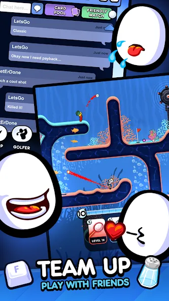 Golf Blitz (Гольф Блиц) МОД/Взлом [Бесконечные деньги, Монеты и Мега MOD] Screenshot 5