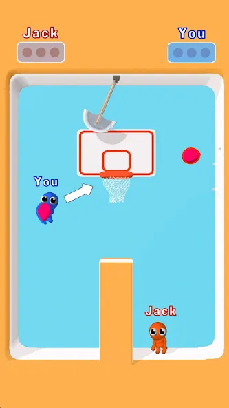 Basket Battle (БаскетБатл) МОД/Взлом [Все открыто, Дополнительные деньги и Меню MOD] Screenshot 4