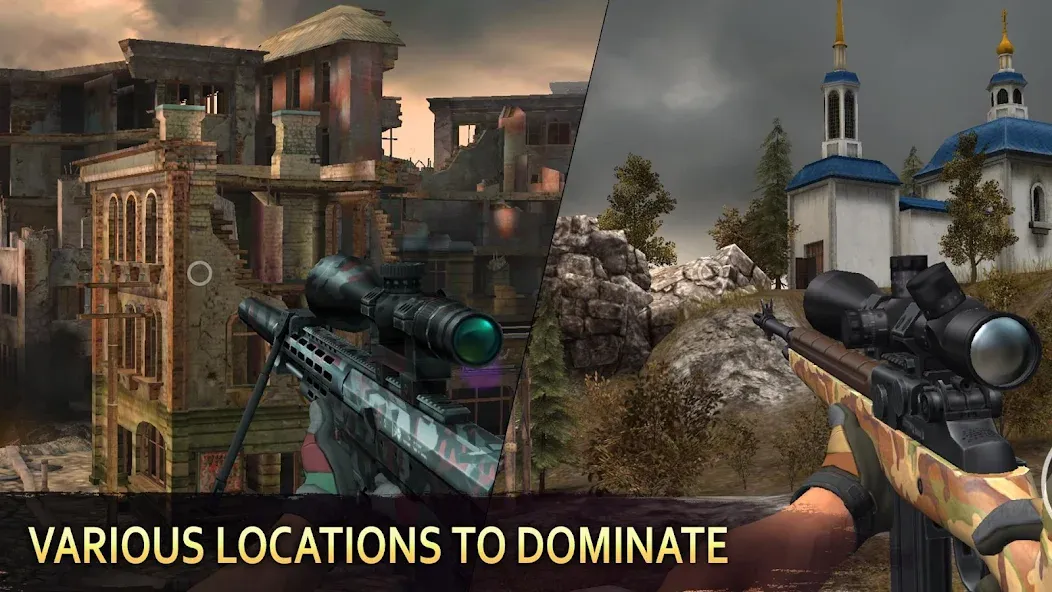 Sniper Arena: PvP Army Shooter МОД/Взлом [Бесконечные деньги, Монеты и Мега MOD] Screenshot 3