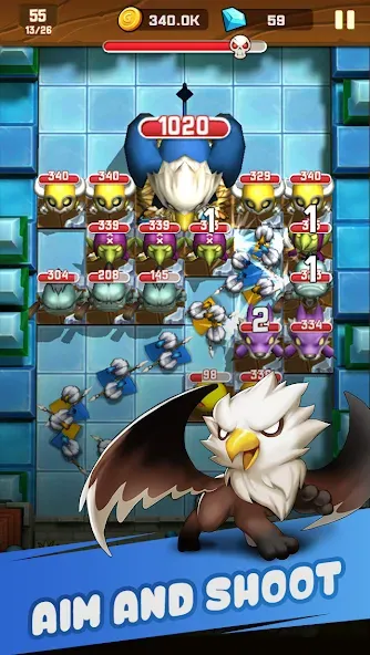 Monster Breaker Hero (Монстер Брейкер Герой) МОД/Взлом [Бесконечные деньги, Монеты и Мега MOD] Screenshot 2