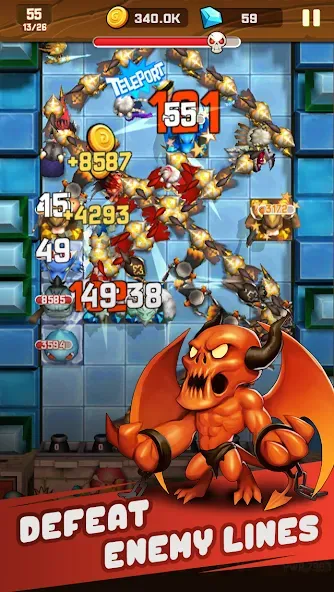 Monster Breaker Hero (Монстер Брейкер Герой) МОД/Взлом [Бесконечные деньги, Монеты и Мега MOD] Screenshot 3