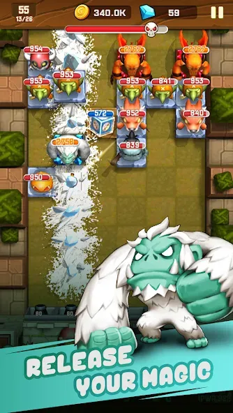 Monster Breaker Hero (Монстер Брейкер Герой) МОД/Взлом [Бесконечные деньги, Монеты и Мега MOD] Screenshot 4