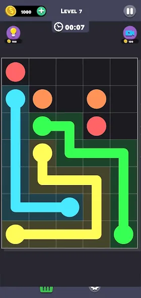 Same Color: Connect Two Dots (Сейм Колор Дот) МОД/Взлом [Деньги, Монеты и Меню MOD] Screenshot 4