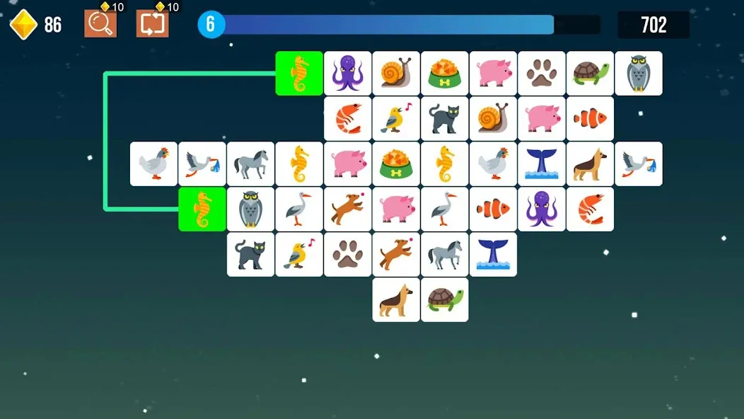 Pet Connect: Tile Puzzle Match (Пет Коннект) МОД/Взлом [Все открыто, Дополнительные деньги и Меню MOD] Screenshot 5
