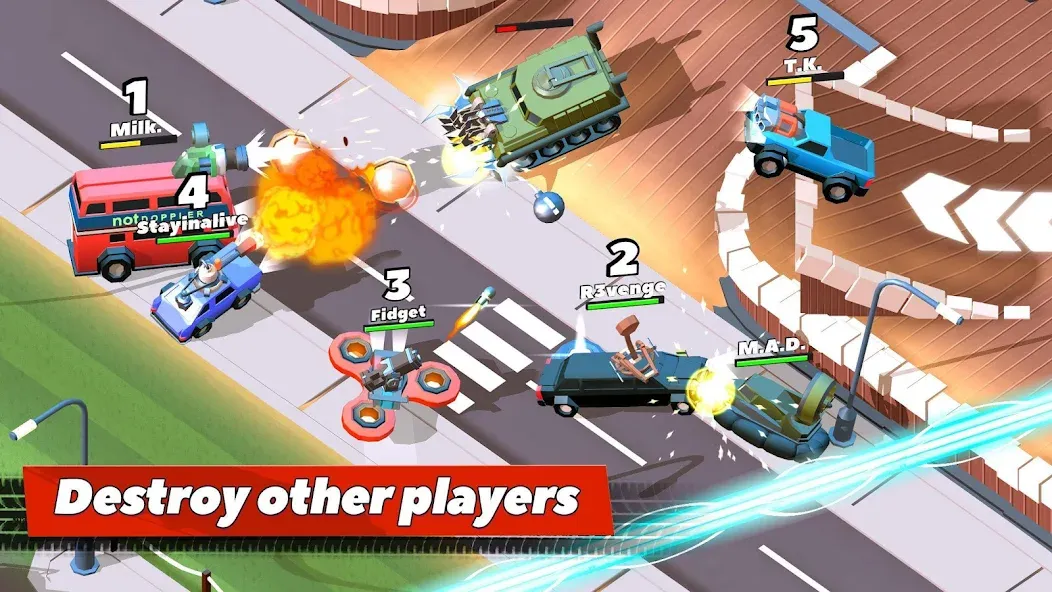Crash of Cars (Краш оф Карс) МОД/Взлом [Все открыто, Дополнительные деньги и Меню MOD] Screenshot 1