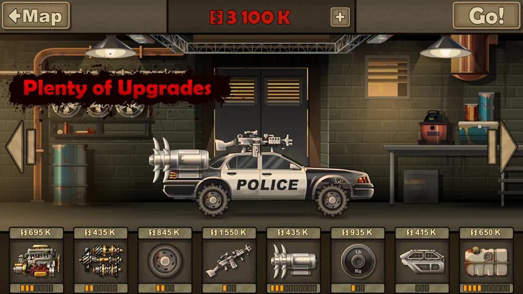Earn to Die 2 (Ирн ту Дай 2) МОД/Взлом [Все открыто, Дополнительные деньги и Меню MOD] Screenshot 4