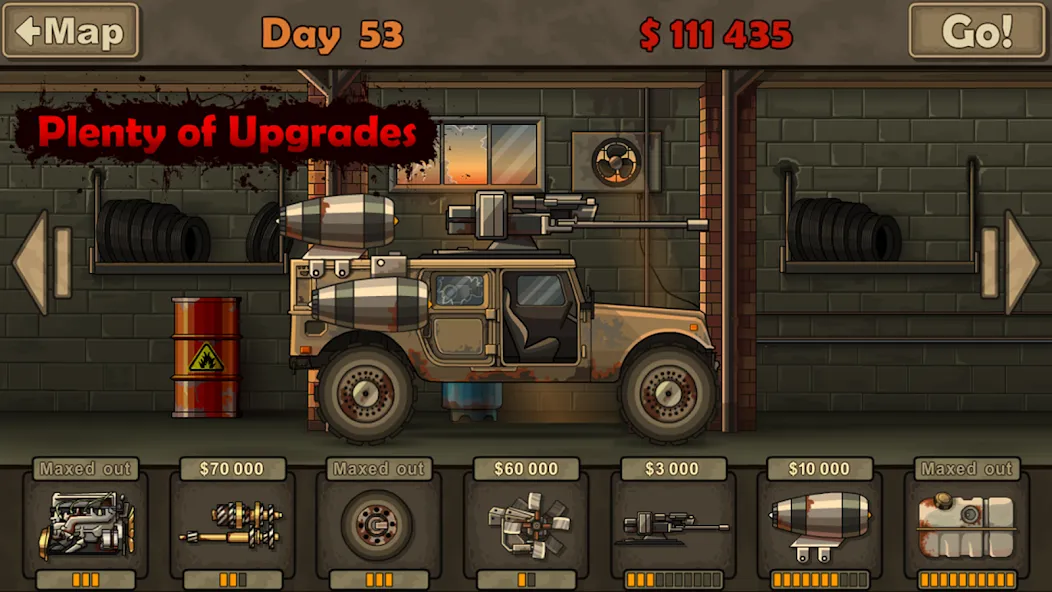 Earn to Die Lite (Ирн ту Ди Лайт) МОД/Взлом [Много монет, Открытые уровни и Мега MOD] Screenshot 3