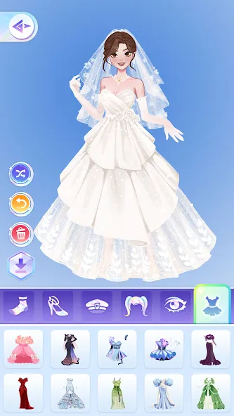 YoYa: Dress Up Fashion Girl (ЙоЯ) МОД/Взлом [Все открыто, Дополнительные деньги и Меню MOD] Screenshot 3