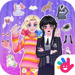 Скачать Взломанная YoYa: Dress Up Fashion Girl на Андроид (Все открыто)