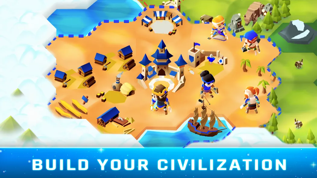 Hexapolis: Civilization wars (Хексаполис) МОД/Взлом [Деньги, Монеты и Меню MOD] Screenshot 2