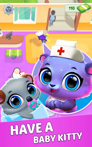 Cute Animals: Pet Doctor (Мрдж Кьют Энималс) МОД/Взлом [Много денег, Монет и Все открыто] Screenshot 2