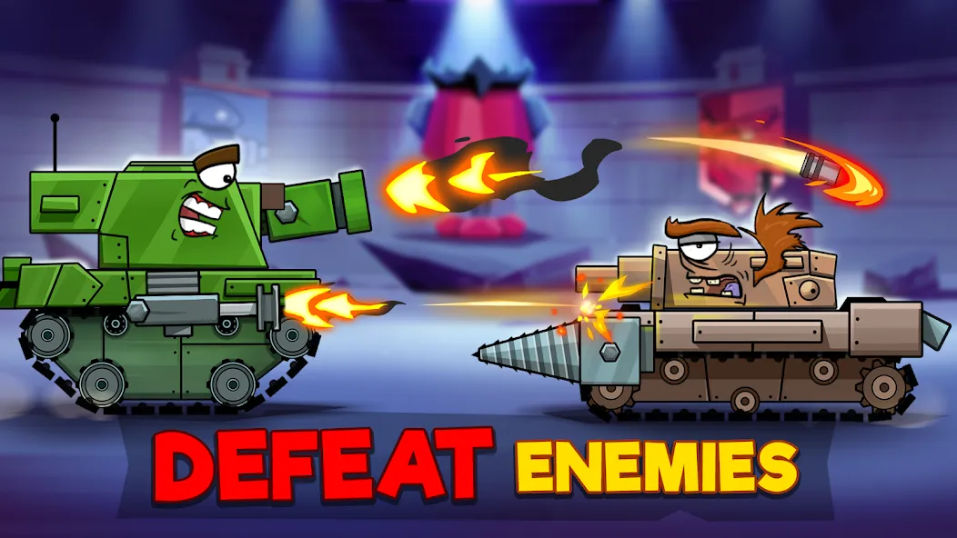 Tanks Arena io: Craft & Combat (Танки Арена ио) МОД/Взлом [Много денег, Монет и Все открыто] Screenshot 1