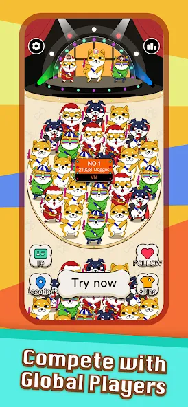 Doggo Go - Meme, Match 3 Tiles (Догго Го) МОД/Взлом [Все открыто, Дополнительные деньги и Меню MOD] Screenshot 2