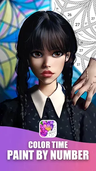 Color Time - Paint by Number (Колор Тайм) МОД/Взлом [Деньги, Монеты и Меню MOD] Screenshot 1