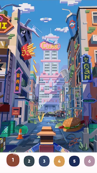 Color Time - Paint by Number (Колор Тайм) МОД/Взлом [Деньги, Монеты и Меню MOD] Screenshot 5