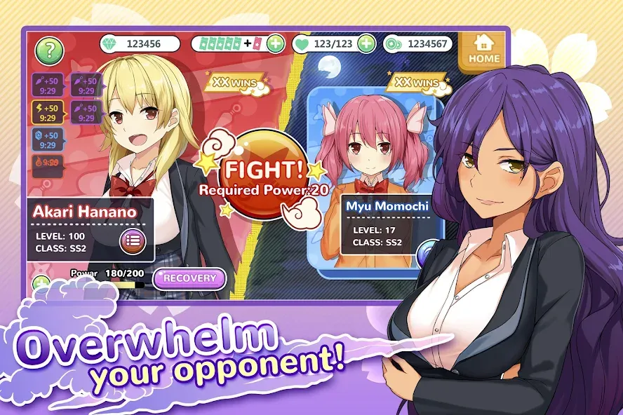 Moe! Ninja Girls/Sexy School МОД/Взлом [Все открыто, Дополнительные деньги и Меню MOD] Screenshot 5
