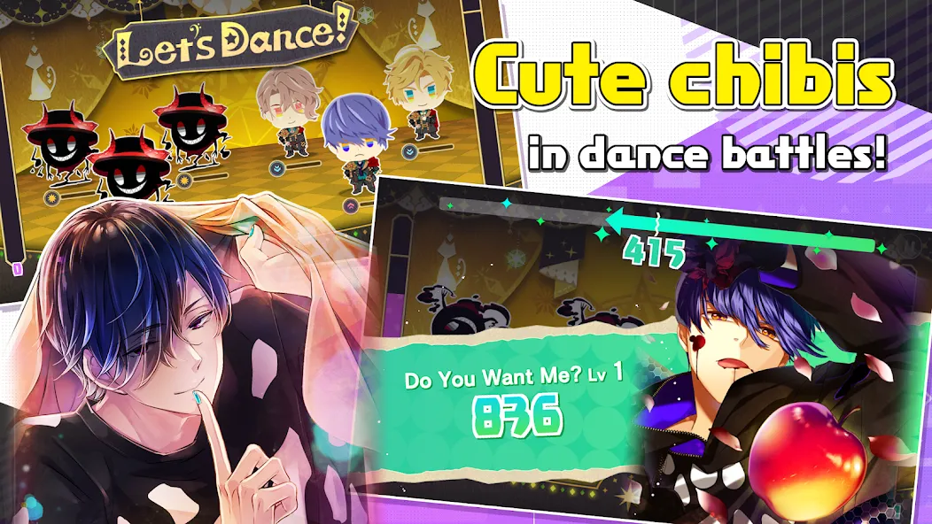 Obey Me! Anime Otome Sim Game МОД/Взлом [Деньги, Монеты и Меню MOD] Screenshot 4