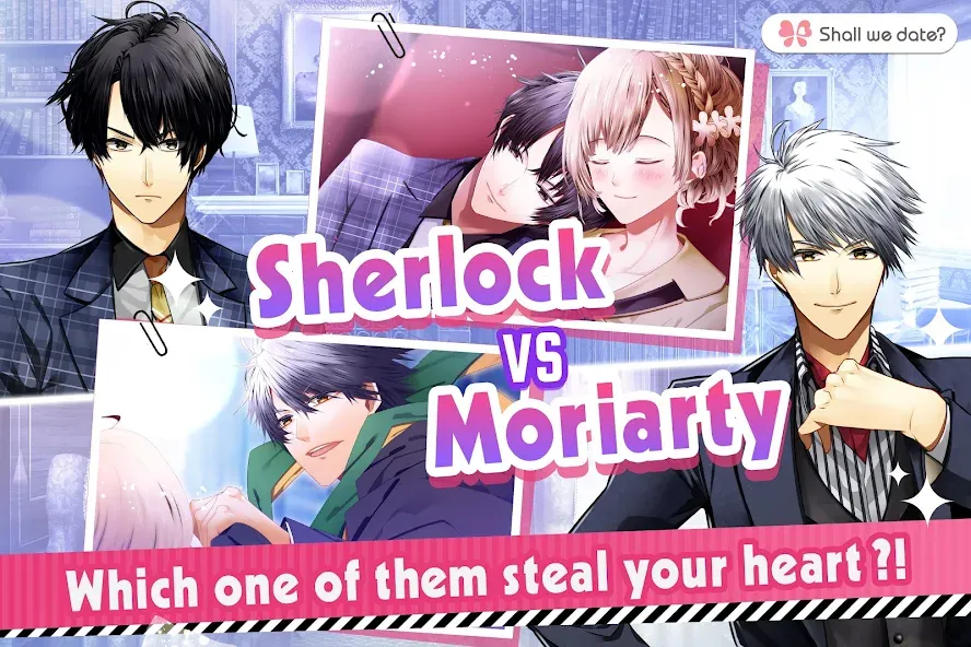 Guard me, Sherlock! - otome МОД/Взлом [Меню, Бесконечные монеты и Открытые уровни] Screenshot 3