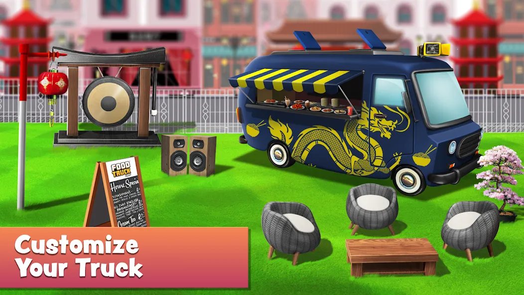 Food Truck Chef™ Cooking Games (Фуд Трак Шеф) МОД/Взлом [Много денег, Монет и Все открыто] Screenshot 4