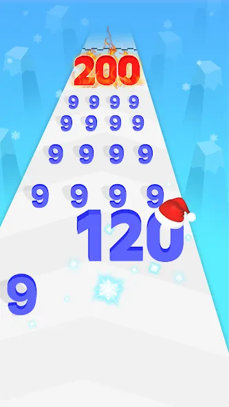 Number Merge: Run Master 3D (Намбер Мердж) МОД/Взлом [Меню, Бесконечные монеты и Открытые уровни] Screenshot 2