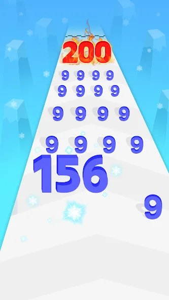 Number Merge: Run Master 3D (Намбер Мердж) МОД/Взлом [Меню, Бесконечные монеты и Открытые уровни] Screenshot 3