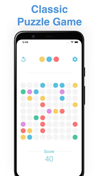 Color Lines (Цолор Линес) МОД/Взлом [Бесконечные деньги, Монеты и Мега MOD] Screenshot 1