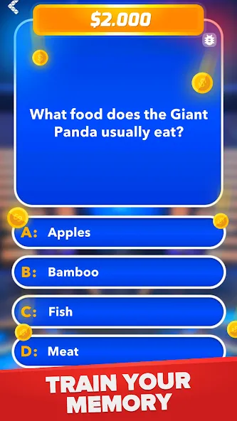 Millionaire - Quiz & Trivia МОД/Взлом [Все открыто, Дополнительные деньги и Меню MOD] Screenshot 2