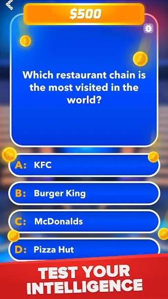 Millionaire - Quiz & Trivia МОД/Взлом [Все открыто, Дополнительные деньги и Меню MOD] Screenshot 3