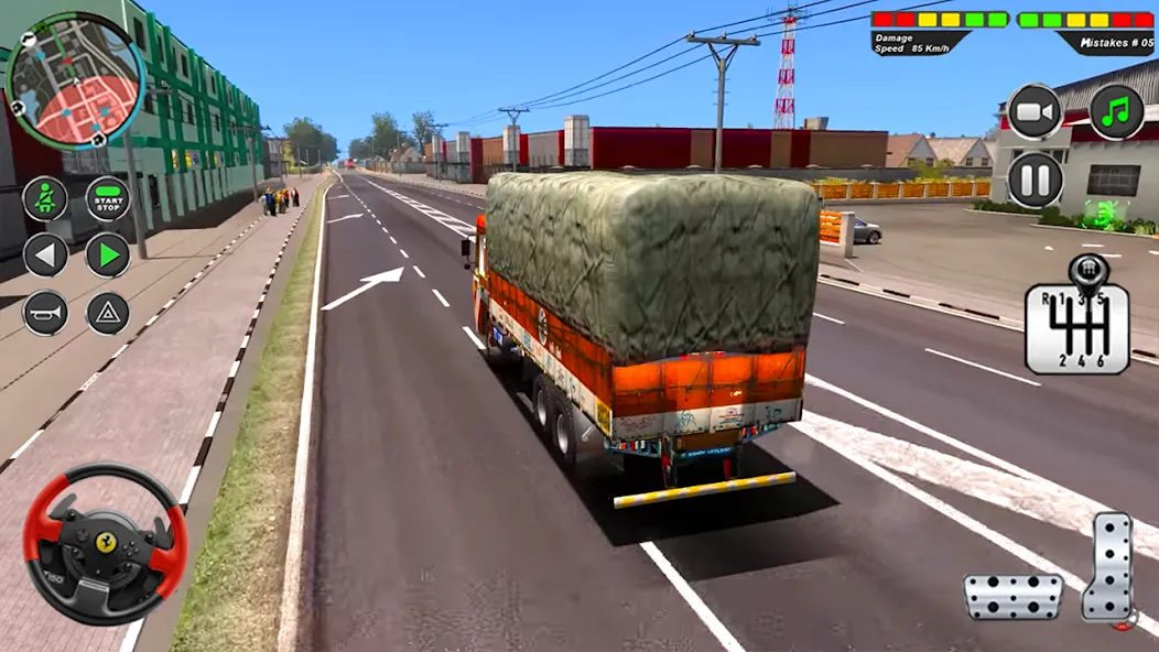 Indian Heavy Truck Delivery 3D МОД/Взлом [Все открыто, Дополнительные деньги и Меню MOD] Screenshot 2