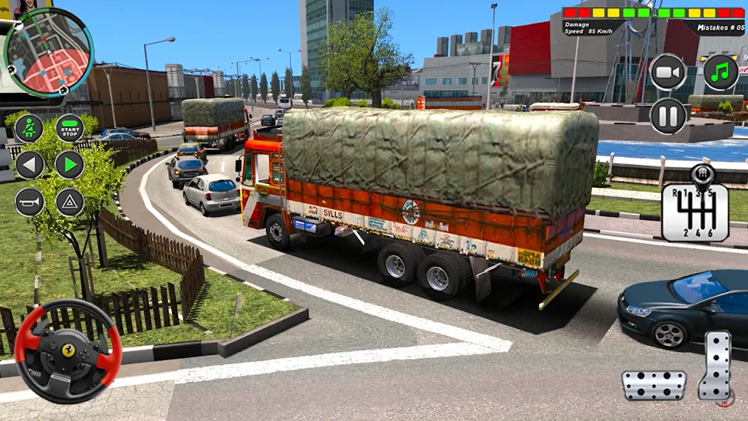 Indian Heavy Truck Delivery 3D МОД/Взлом [Все открыто, Дополнительные деньги и Меню MOD] Screenshot 4